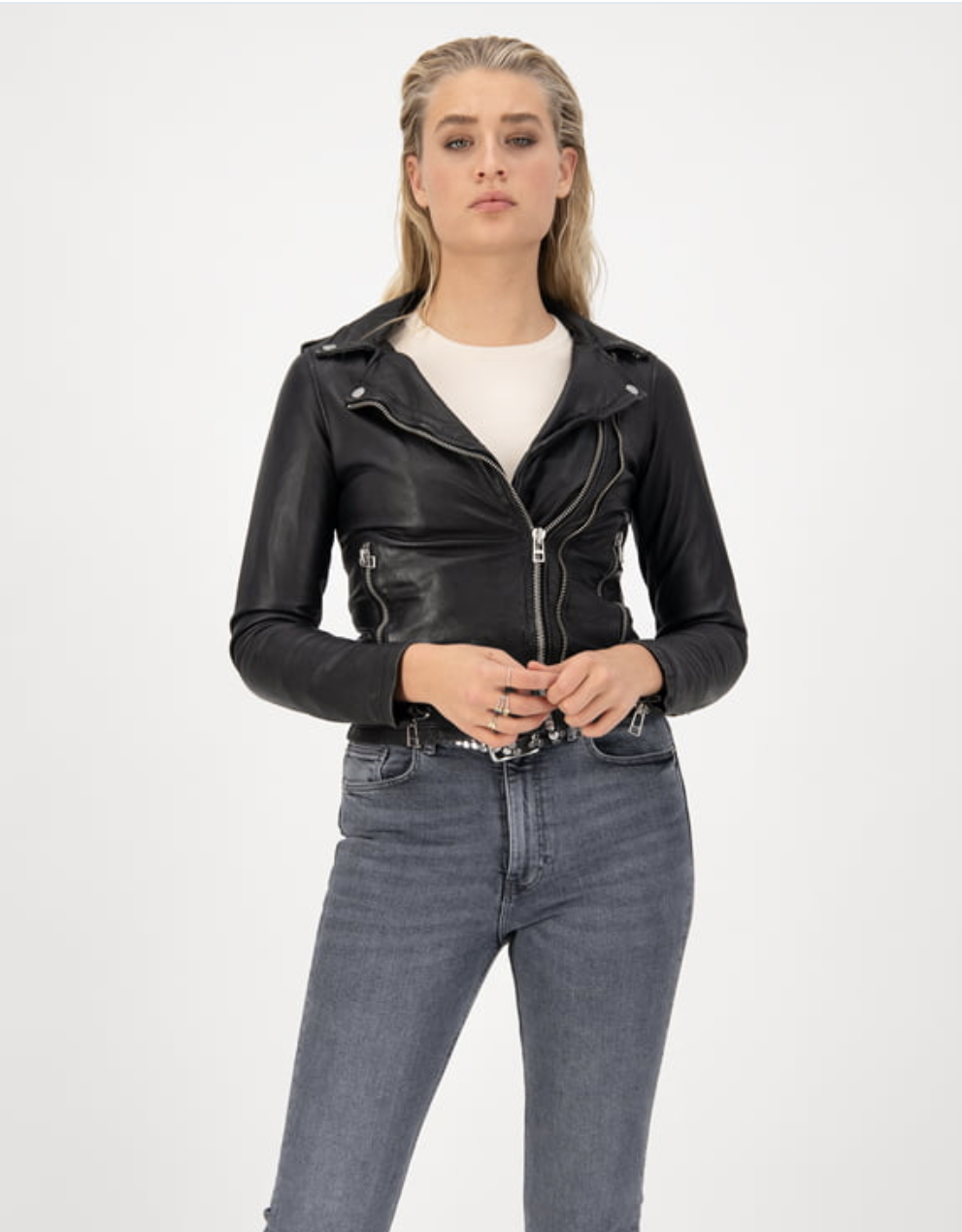 Goosecraft leather biker jacket 513 - Roomer