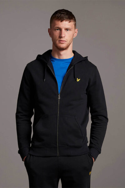 lyle and scott striped hoodie